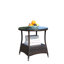 Table basse pour l'extérieur avec 1 table basse en verre trempé transparent-70373318-70373369-70373371
