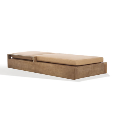 LANAI WOOD CHAISE LOUNGE CHAIR