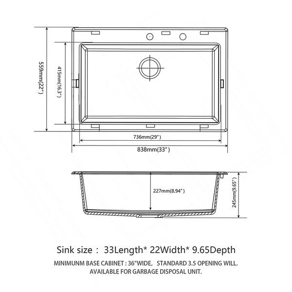 Dimensions du produit