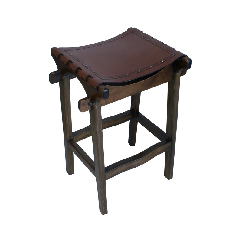 Tabouret Witherbee 30, Brun antique