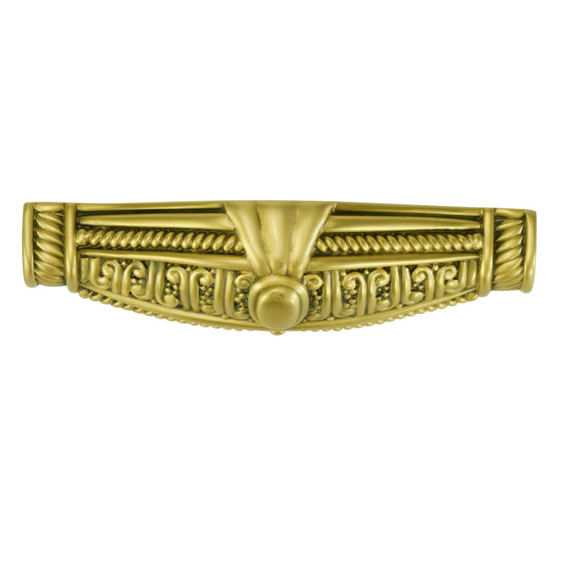 AMERICANA BIN PULL IN FLORENTINE GOLD PLATE