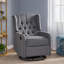 Manual Recliner Chair With 360-Degree Swivel