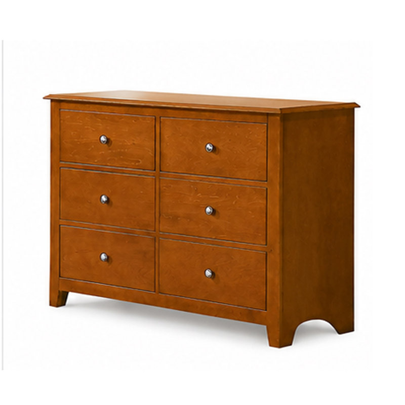 Functionally Great Pine & Plywood Dresser, Oak, Dark Oak