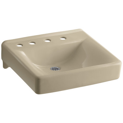 Soho Ceramic 20" Wall Mount Bathroom Sink