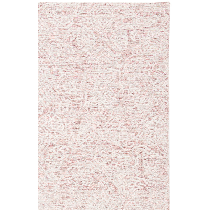 Tapis uni en laine et en coton touffeté à la main Irondale, Rectangle 8 pi x 10 pi