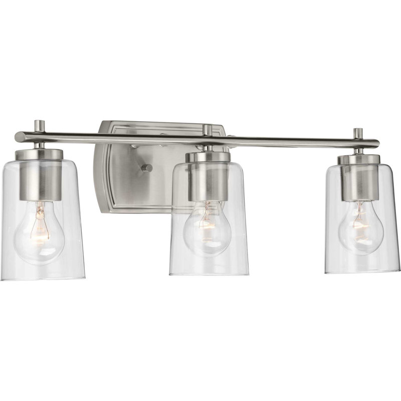Éclairage pour meuble-lavabo 3 lumières Kilpatrick, Nickel brossé