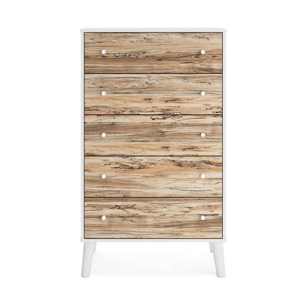 Millwood Pines Aggappera 5 - Drawer Dresser | Wayfair