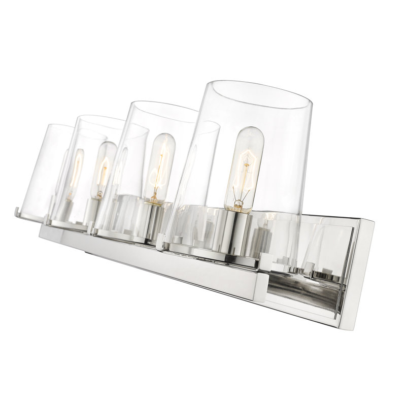 Ahmaud 4 - Light Dimmable Vanity Light, Polished Nickel