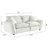 97.5'' Oversized Soft Modern Sofa With Deep Seat-199746789