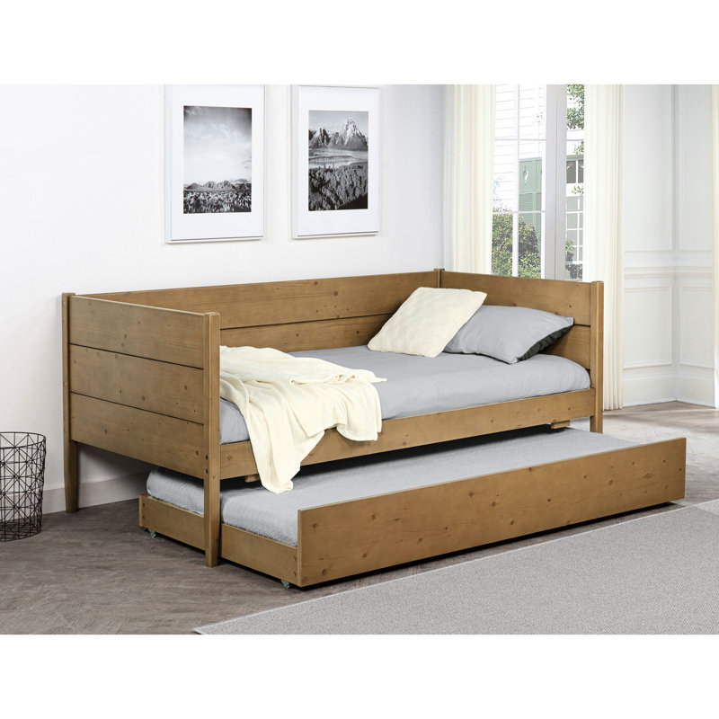 Lit de jour simple avec couchette Natural