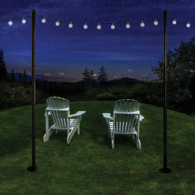 Excello Global Products V2 Light Pole 1 Pack (Yard Mount)