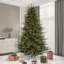 8.5" H Green Realistic Artificial Fir Christmas Tree with 1000 Lights LED Lights-1704475732