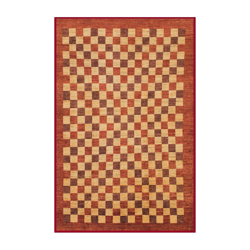 Geometric Indoor Rug, Rectangle 2' x 3'