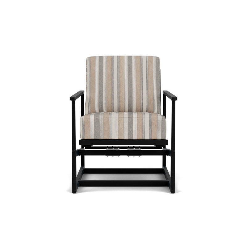 Summit Outdoor Rocker Chair, Ebony, Purveyor Pewter, Ebony