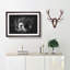 Brown Eyed Border Collie Dog - Picture Frame Painting Print-56855261-56855258