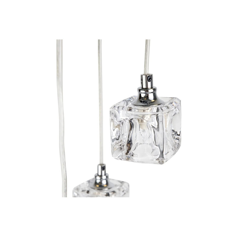 Ingrassia 3 - Light Silver Cluster Pendant