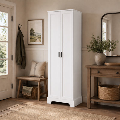 Naber Manufactured Wood Single Storage Cabinet - 2 Doors