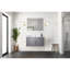 Meuble-lavabo de salle de bain 36 po X P 22 po D, avec plateau en marbre de Carrare-117843838