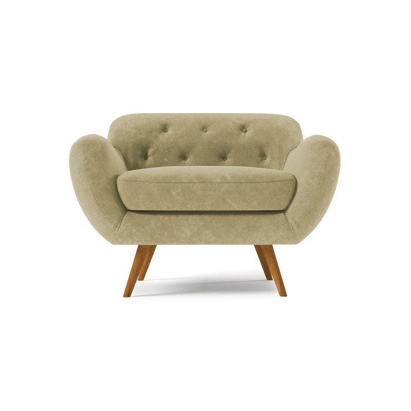 Jefferson Upholstered Armchair, Beige
