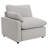 Roca Modular Power Loveseat Grey-105300507