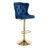 Swivel Upholstered Adjustable Counter Stool With Tufted Backs Set of 4-120959112-120959111