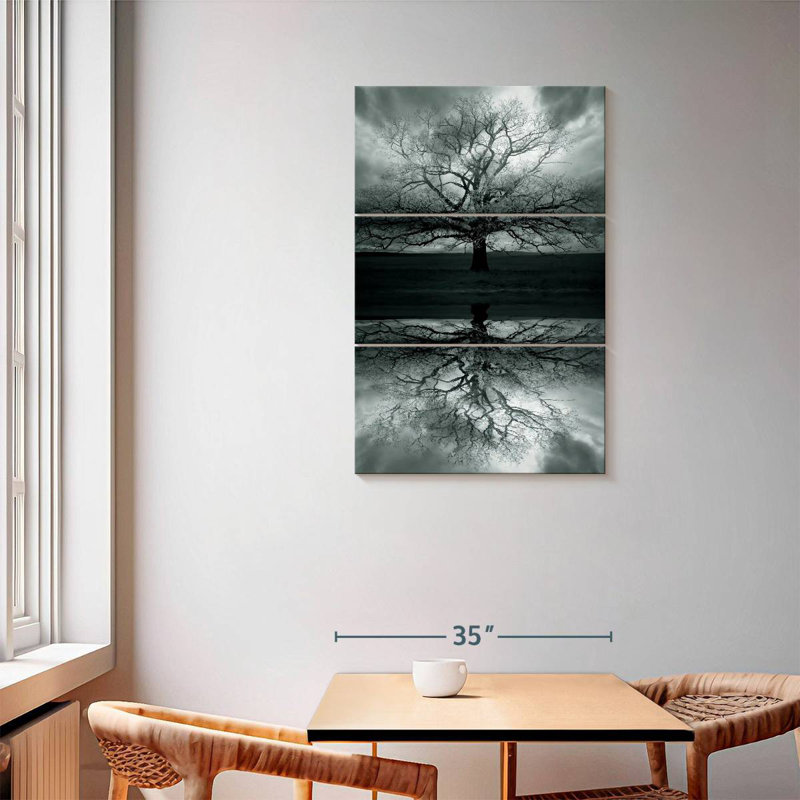 Hitzel Haunted Tree Reflection, 57'' H x 36'' W