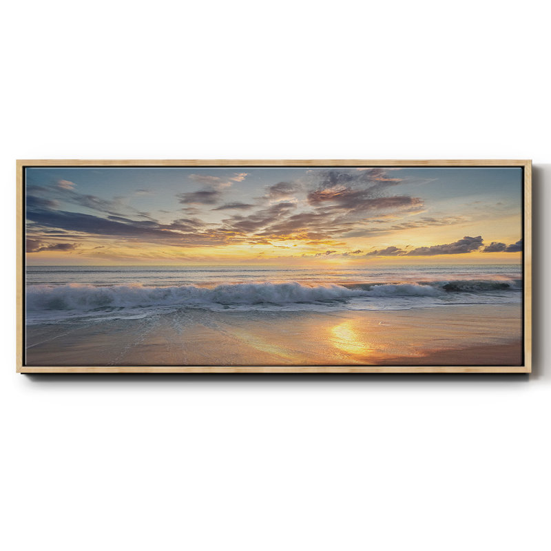 Toile encadrée de qualité supérieure Azio Island - prête à être accrochée, H 12 po x l 30 po x P 1,5 po