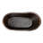 67" Hammered Copper Single Slipper Bathtub