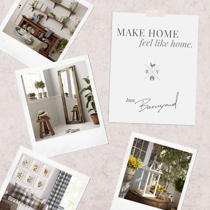 Designs 4X6 Collage Picture Frames, 5 Photo Openings For Multiple Pictures, Distressed Rustic Wood Farmhouse Frame For Wall, 15.75X13.75 (Brown)