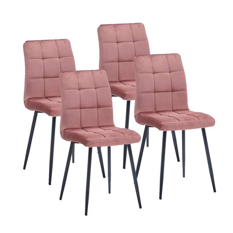 Lovica Upholstered Dining Chair, Pink