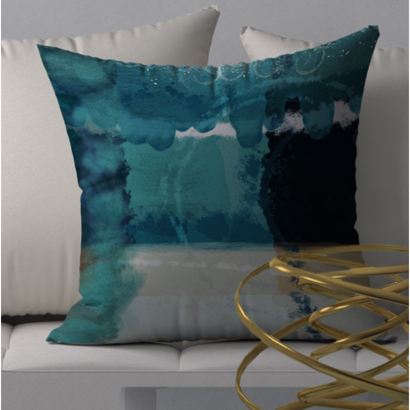 Charmante housse de coussin décorative carrée/insert, 20 po x 20 po