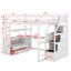 Lit mezzanine double avec bureau et tablettes-1101488713