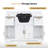 Shampoo Sink with Storage Cabinet and Drawer, Backwash Shampoo Bowl with Sprayer for Barber Salon Shop-110652235