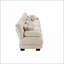 Canapé modulaire 4 places à assise profonde modulaire pour salon, appartement, studio, bureau | Chenille | Café clair-1352124939