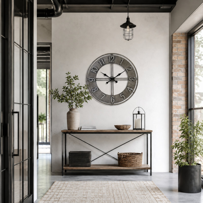 Metal Wall Clock