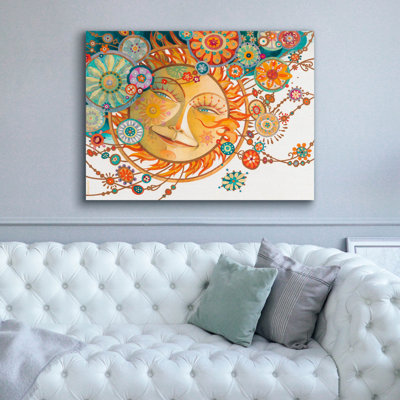 «The Blissful Alignment» par David Galchutt, art mural sur toile, 54 po x 40 po