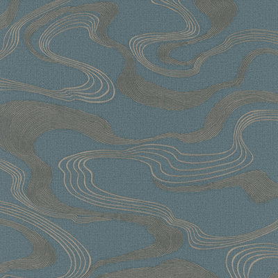 Kumano Pearlescent Abstract Flow Design Wallpaper Roll