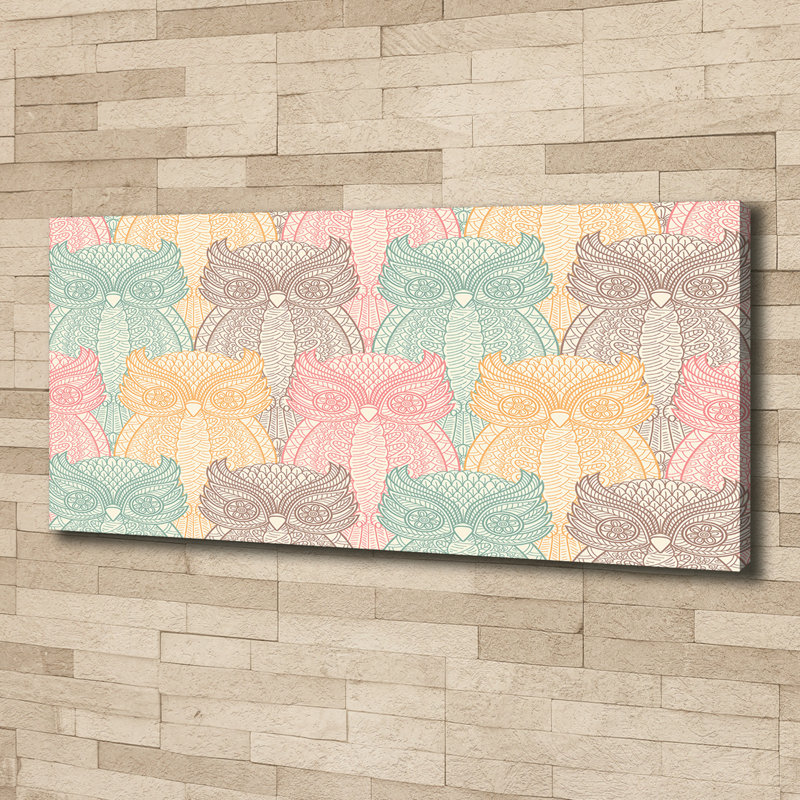 Owls - No Frame Print on Canvas
