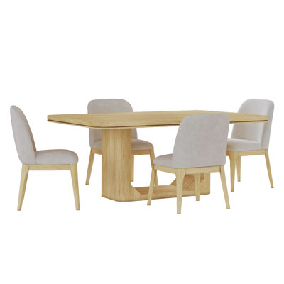 Ensemble de salle à manger à hauteur standard 5 pièces Picket House Furnishings Camelot
