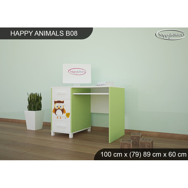 100cm Writing Desk, Green