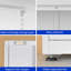 Armoires de rangement à verrou 69 po, armoire de rangement en acier avec 2 portes et 4 tablettes réglables, classeur en métal pour la maison, le bureau et le garage-1102498522