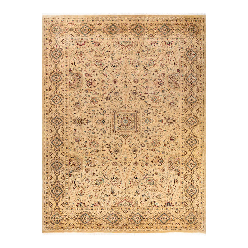 Classic One-of-a-Kind 9' 1" X 12' 2" Hand Knotted Area Rug
