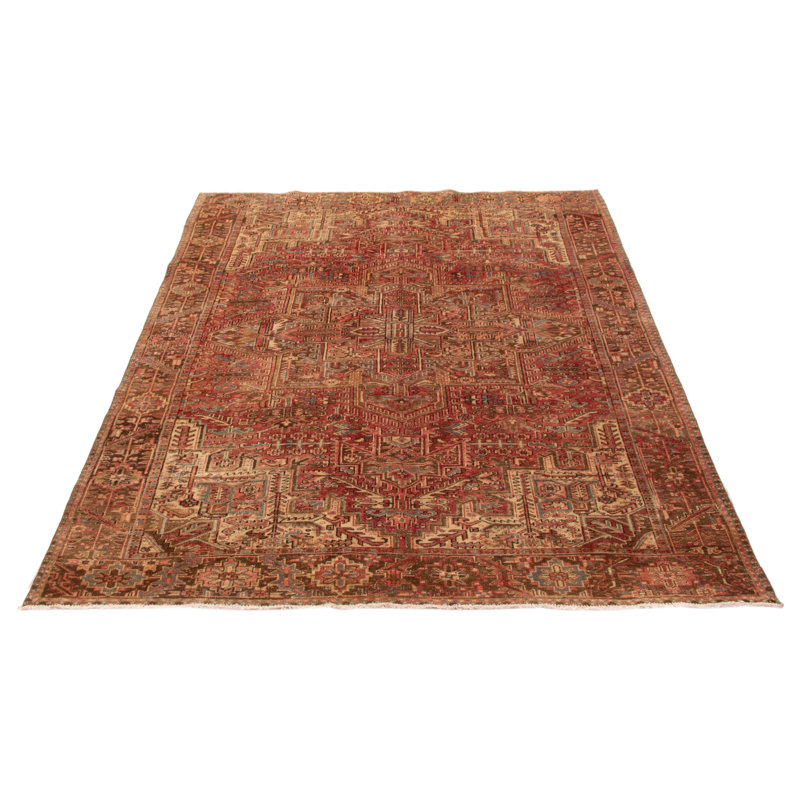 One-of-a-kind Sarabi Red Wool Rug 7'11" x 10'11"
