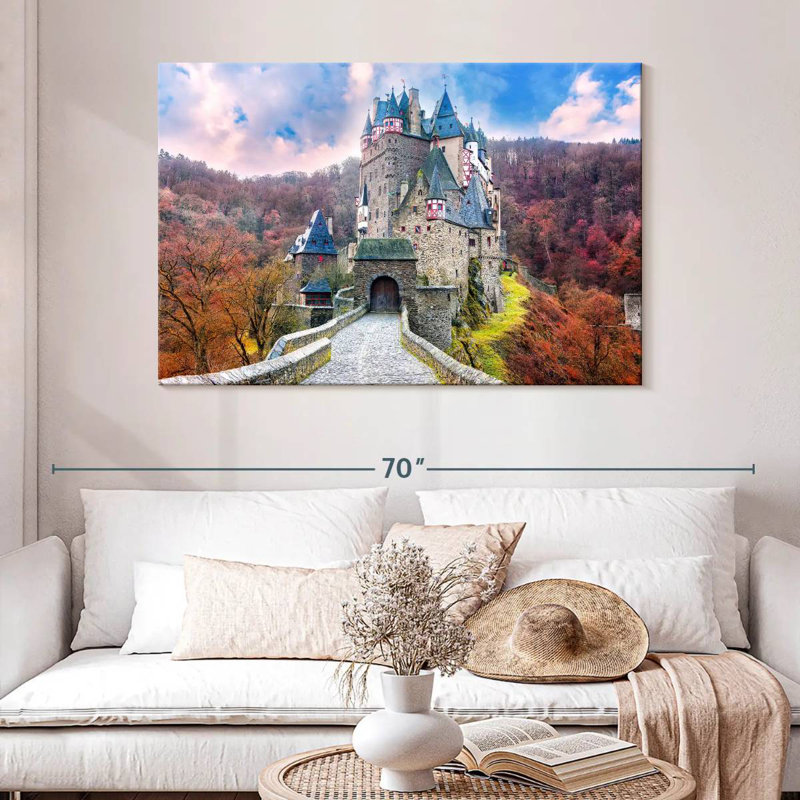 Lilie Castle, 32" H x 48" W
