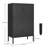 Metal Locker Storage Cabinet,black Accent Storage Cabinet, Metal Pantry Cabinet With Doors,locker Cabinet For Living Room,kitchen,office