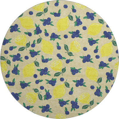 Premium Machine Washable Mayfield  Fruits Rug