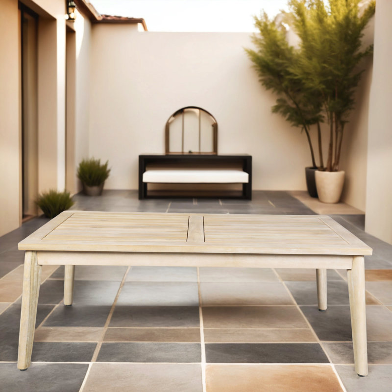 Rectangular Acacia Outdoor Coffee Table