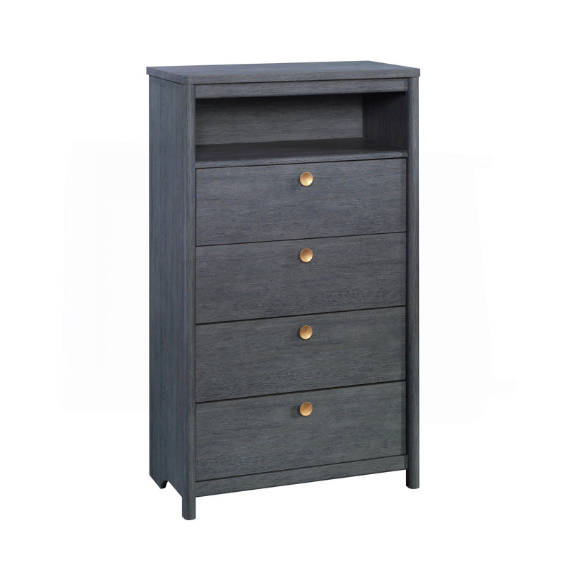 Commode, finition bleue