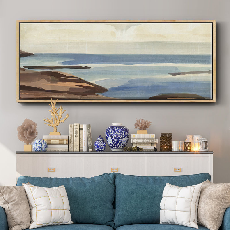 Shoe Days  I- Framed Canvas, 8" H x 20" W