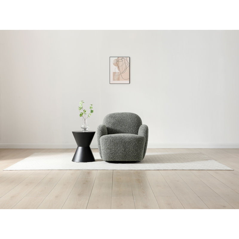 Upholstered Swivel Armchair